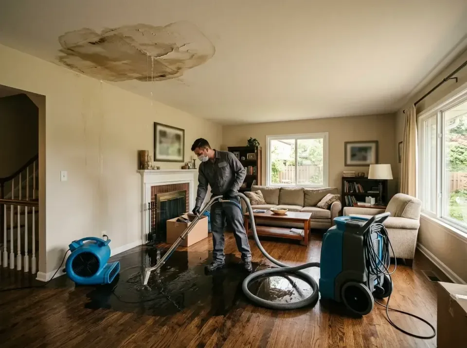 attic-pipe-burst-ceiling-drip-008 — frequently asked questions, Water Damage Restoration & Carpet Care in Mack, OH
